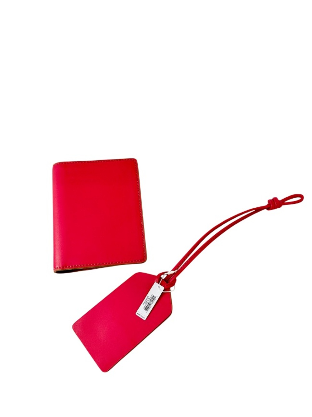 NWT Vera Bradley Bonded Leather/Genuine Leather Passport Cover/Luggage Tag Set